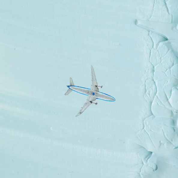 Gemälde Airplane Mode von Werner Bronkhorst